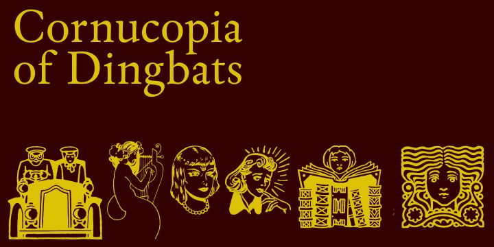 Cornucopia of Dingbats Schriftart