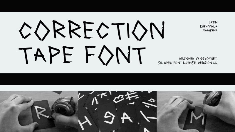 Correction Tape Carattere