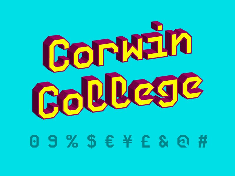 Corwin College font | Fonts2u.com