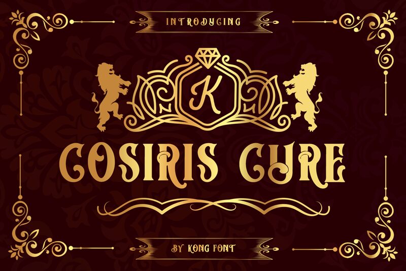 Cosiris cure Schriftart