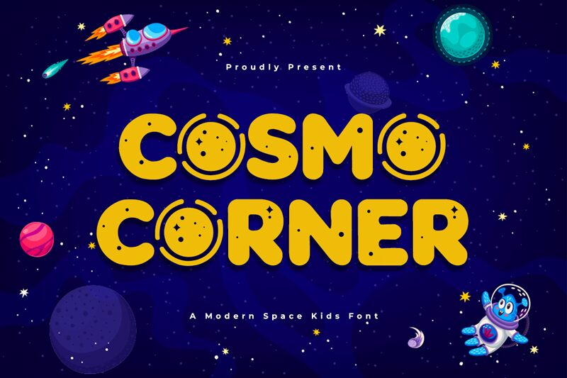Cosmo Corner Czcionka