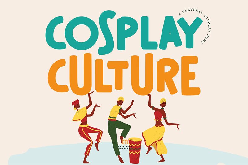 Cosplay Culture Schriftart