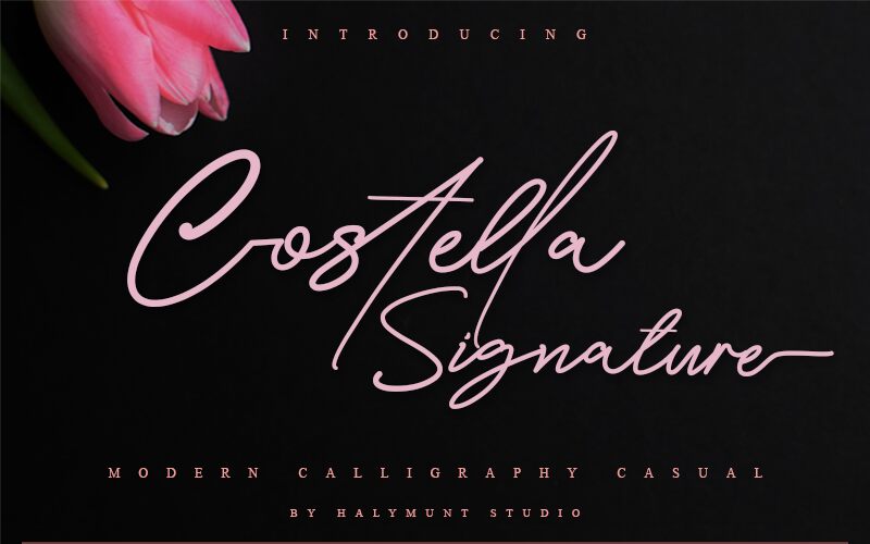Costella Signature Schriftart