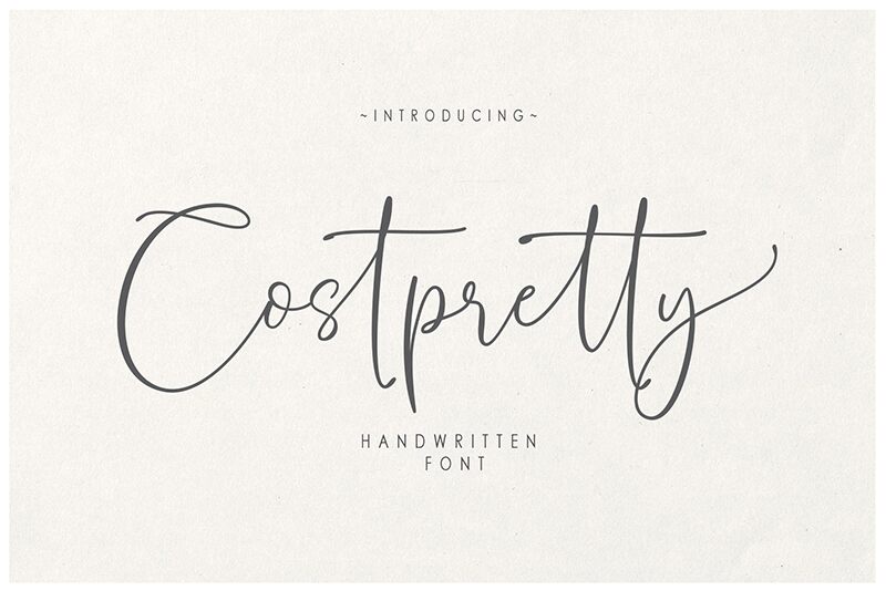 Costpretty Schriftart