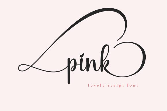 Cotton Pink Schriftart