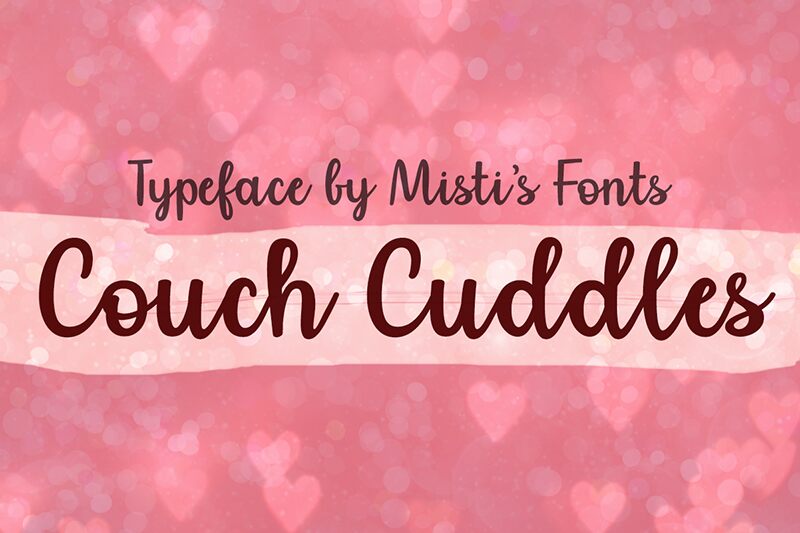 Couch Cuddles Schriftart