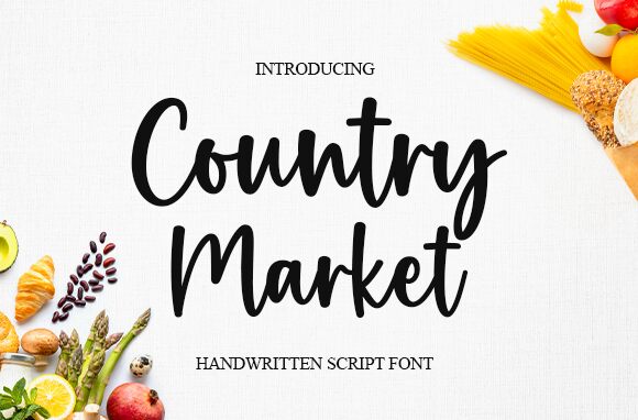 Country Market Carattere