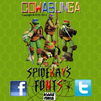 COWABUNGA Czcionka