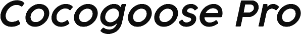 Cocogoose Pro SemiLight Italic