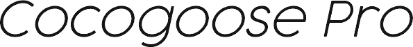 Cocogoose Pro UltraLight Italic