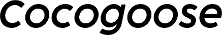 Cocogoose ProTrial Semilight Italic 字体