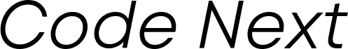 Code Next-Trial Book Italic