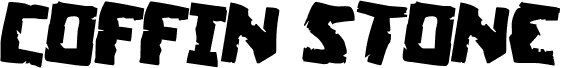Preview of the Coffin Stone Rotated 2 font
