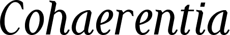 Cohaerentia Italic