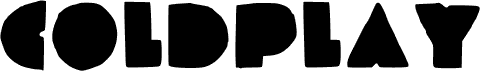 Preview of the COLDPLAY Medium font