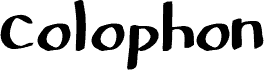 Colophon DBZ