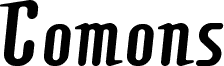 Comonsregular