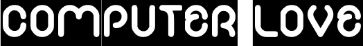 Vorschau der Schriftart COMPUTER LOVE-Inverse