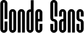 Conde Sans Bold