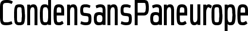 CondensansPaneurope-Medium