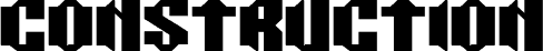 Vorschau der Schriftart CONSTRUCTION