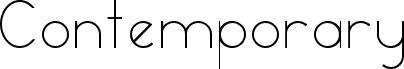 Contemporary