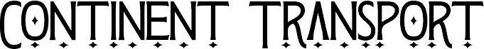 Continent Transport Demo Light font