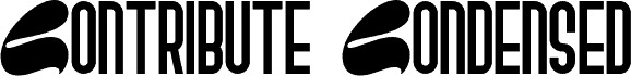 Contribute Condensed Demo Regular font