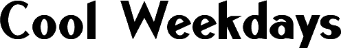 Cool Weekdays Demo