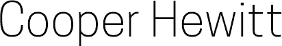 CooperHewitt-Medium font