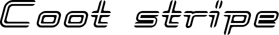 Coot_stripe Italic