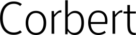 Corbert Regular Condensed