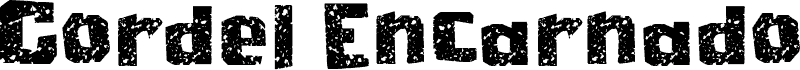 Cordel Encarnado Bold font