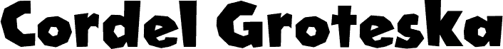 Cordel Groteska Regular