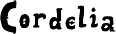 Preview of the Cordelia font