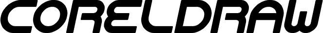 Vorschau der Schriftart CORELDRAW Bold Italic