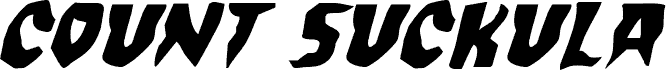 Count Suckula Italic