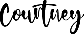 Courtney font