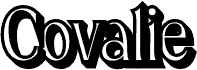 Anteprima del carattere Covalie-ExtrudeRight Demo