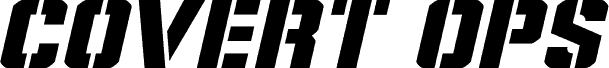 Covert Ops Expanded Italic