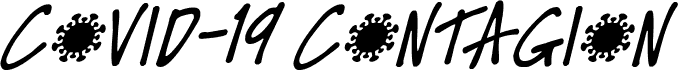 Ukážka písma Covid-19 Contagion Italic
