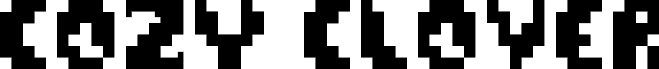 Preview of the Cozy Clover Regular font