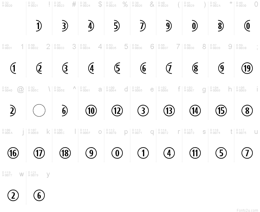 combinumeralsltd-font