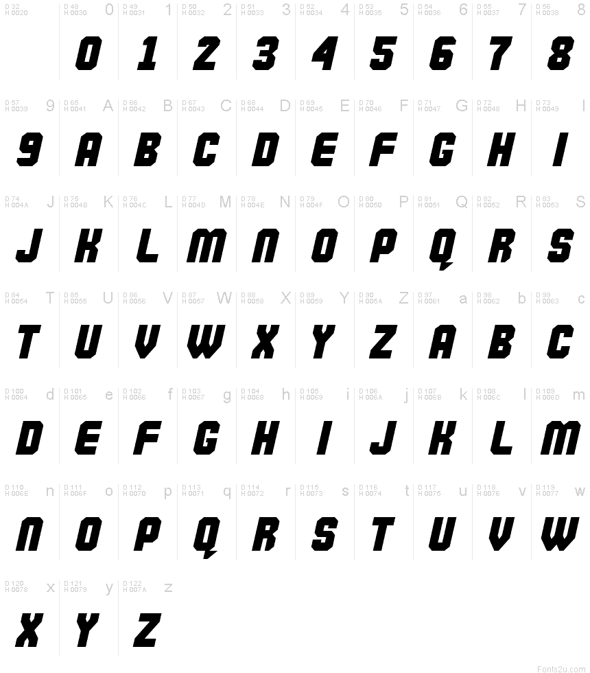 Commando font | Fonts2u.com