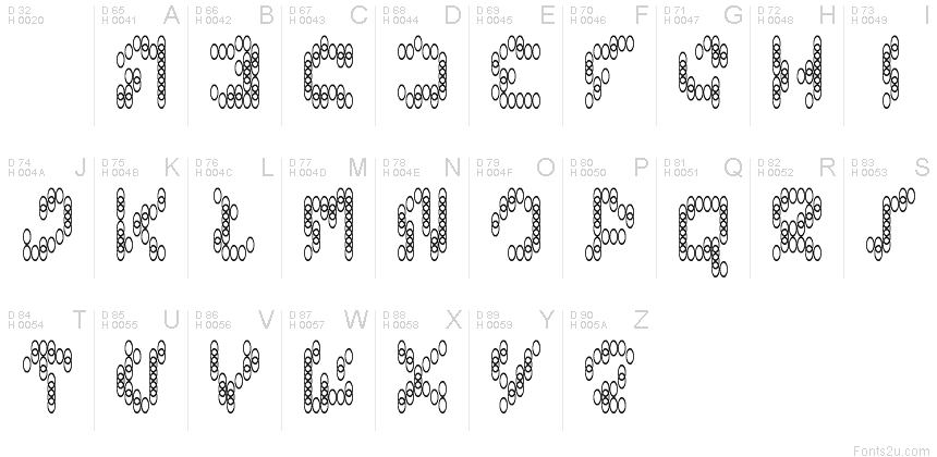 Basic Latin - charmap