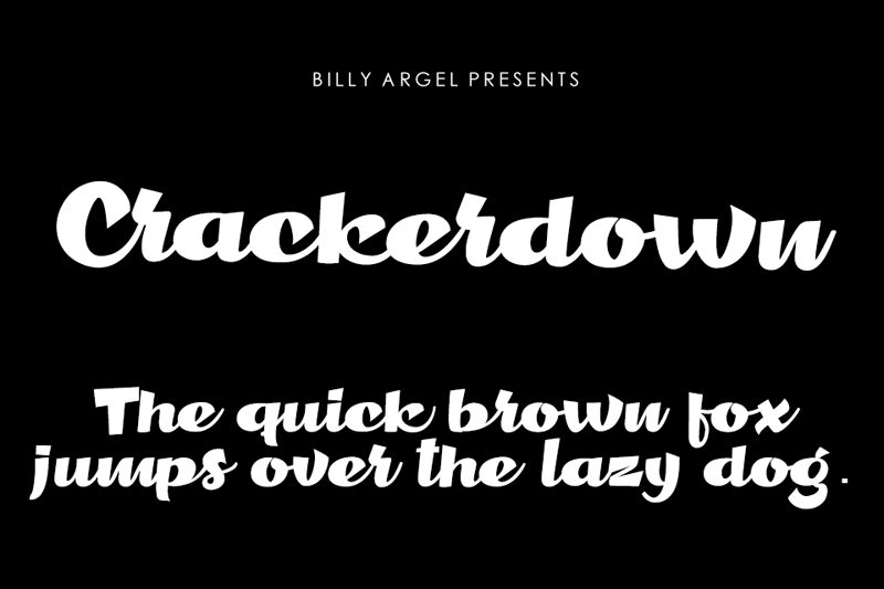 Crackerdown Schriftart