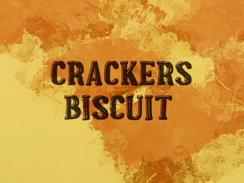 c Crackers Biscuit Czcionka