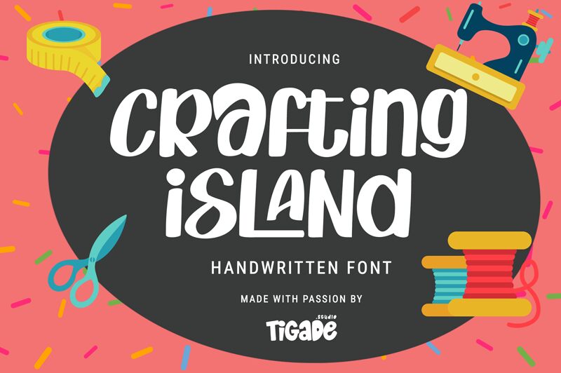 Crafting Island Schriftart