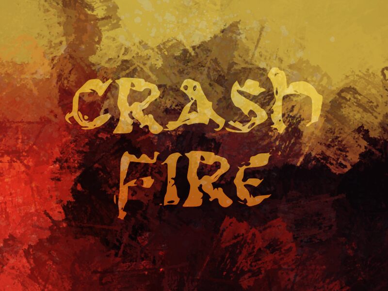 c Crash Fire Czcionka