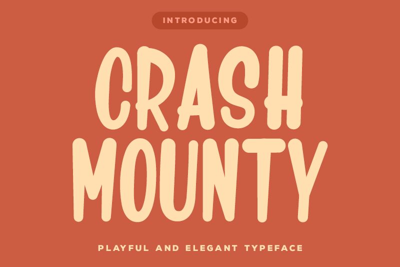 Crash Mounty Czcionka